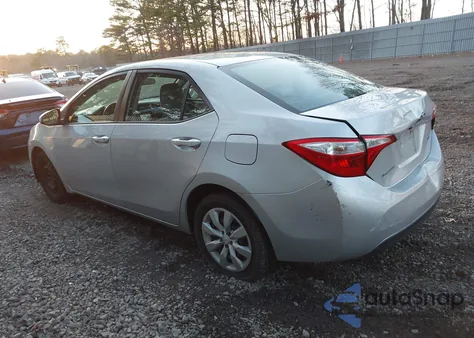 2015 Toyota Corolla Le z USA, uszkodzony, nr VIN 2T1BURHE7FC402615